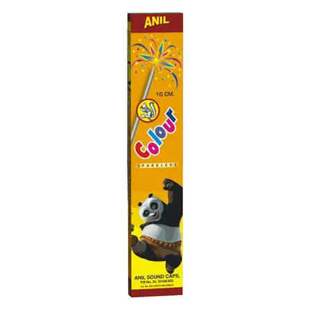 10 cm Colour Sparklers - Rohan Crackers