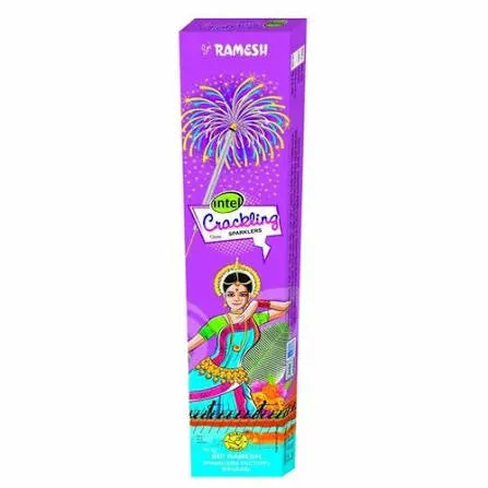 12 cm Crackling Sparklers - Rohan Crackers