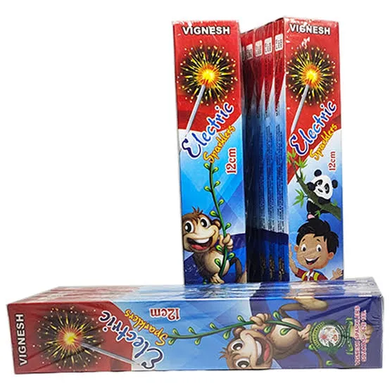 12 cm Electric Sparklers - Rohan Crackers