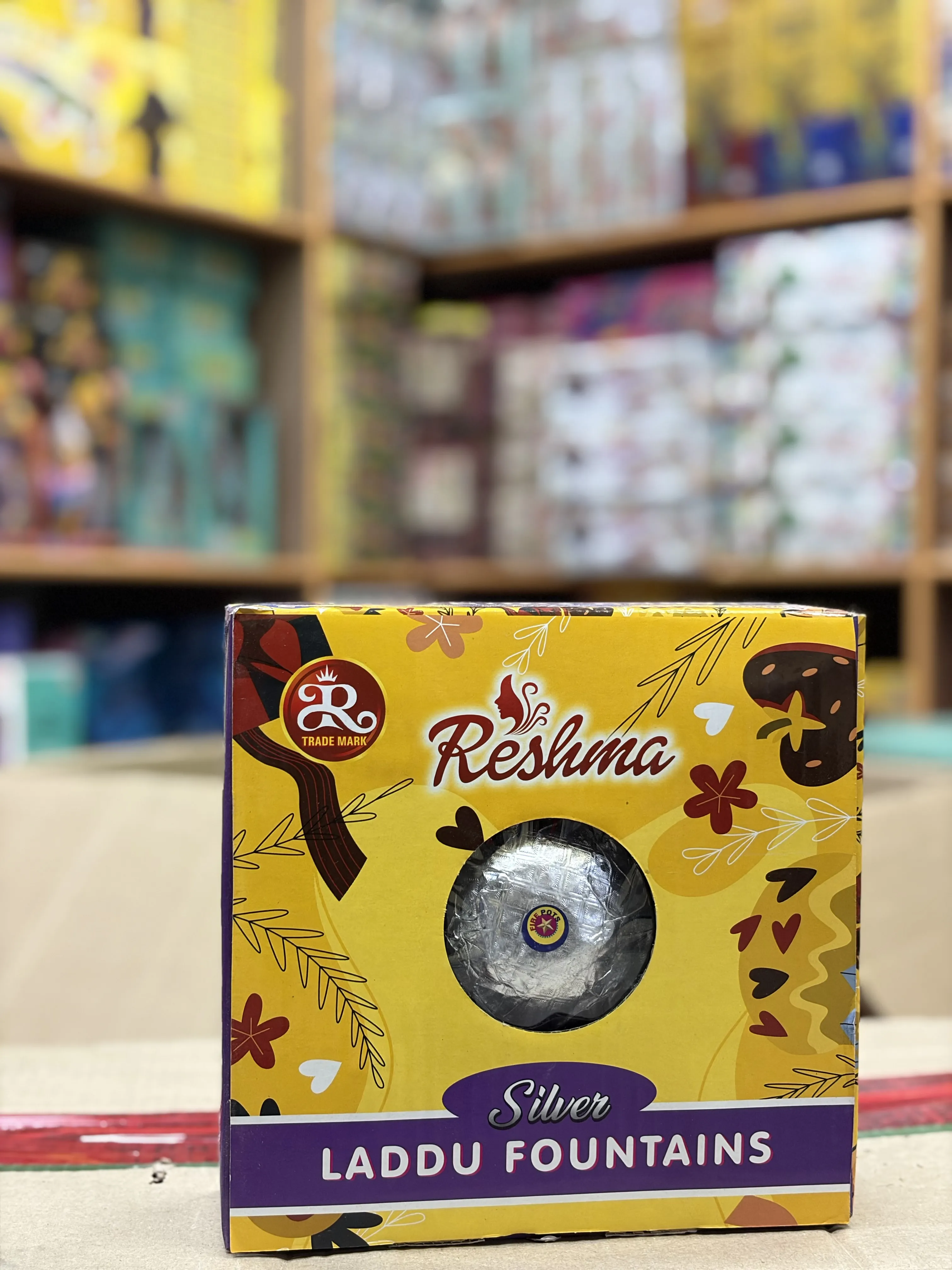 Gold laddu - Flower Pots | Rohan Crackers Sivakasi